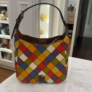 Colorful Checkered Women's Bag